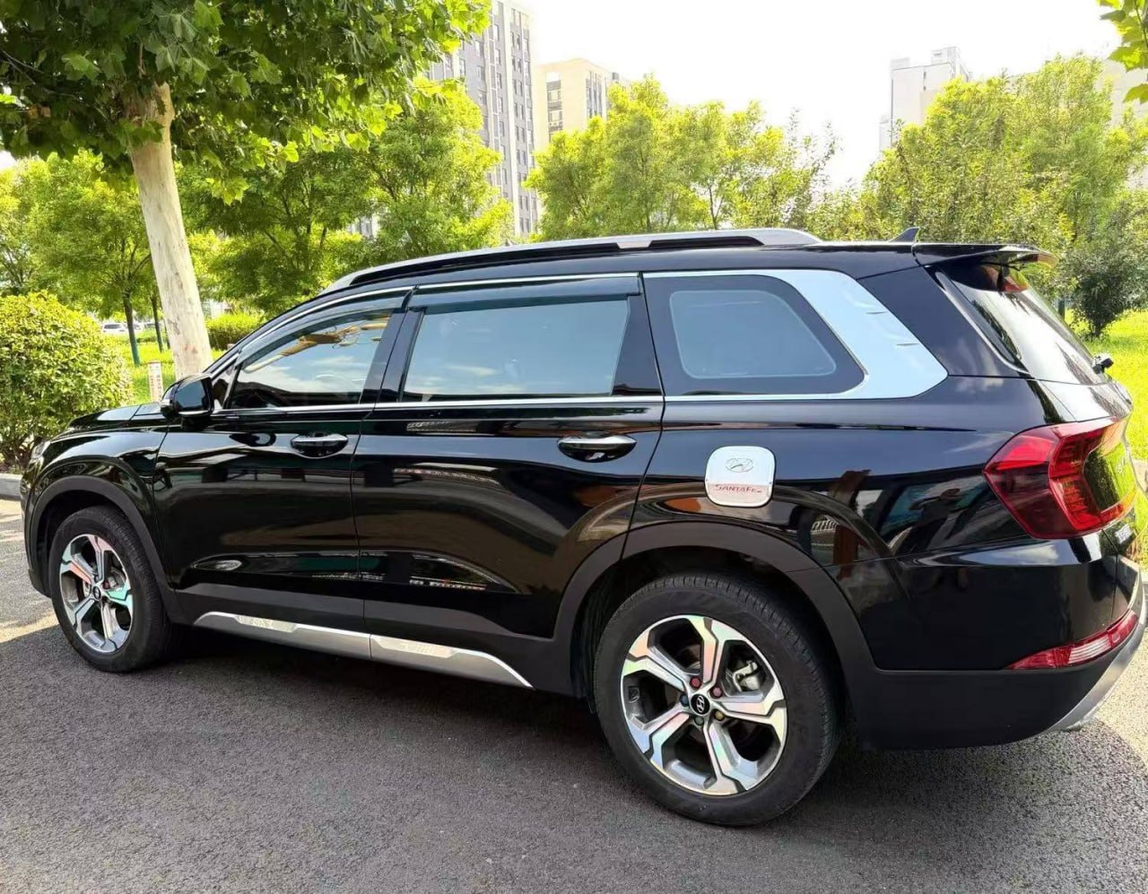 Hyundai Santa Fe — Вид сзади и слева