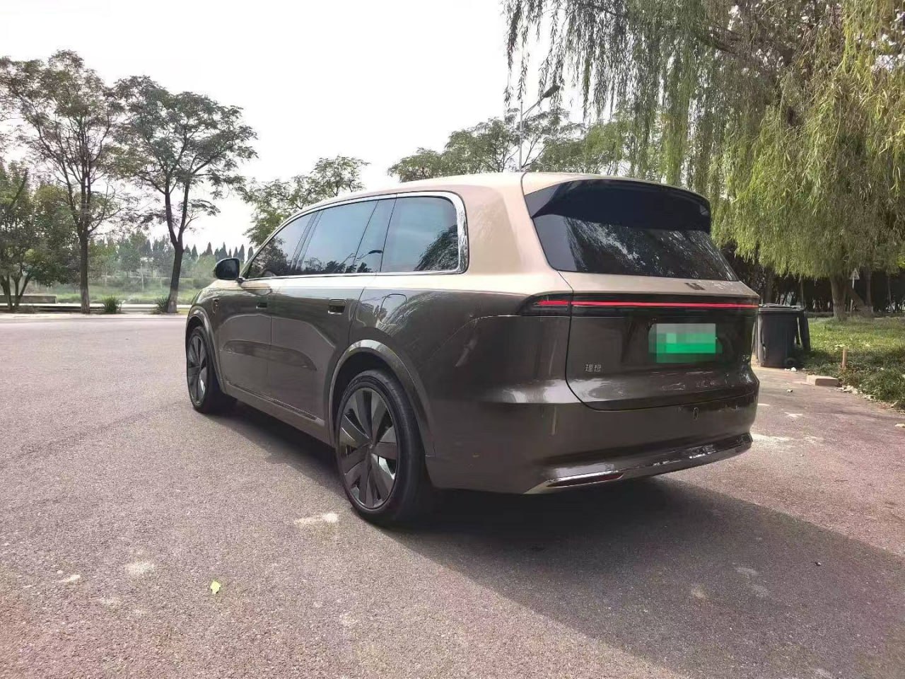 Li Auto L9 Livis — Вид сзади и сбоку