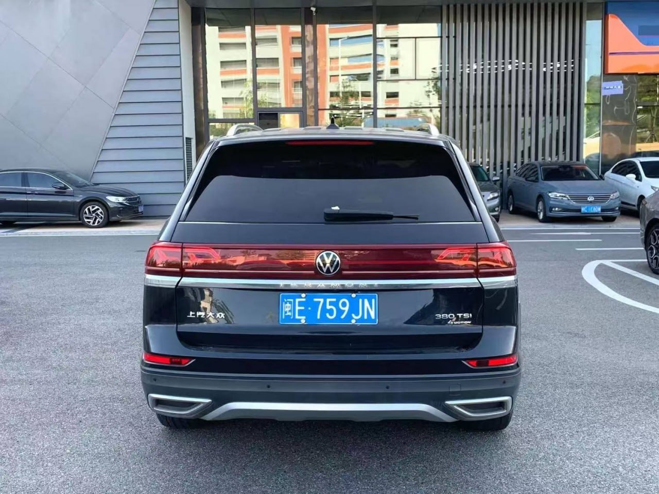 Volkswagen Teramont — Вид сзади